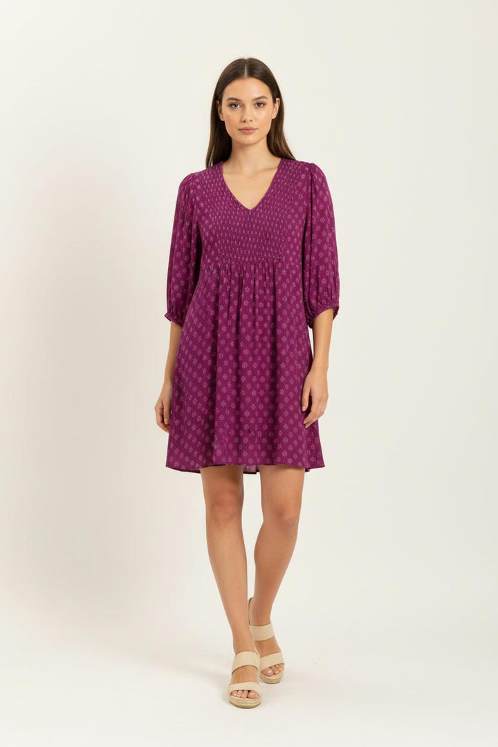 Robe Courte Violette - Taille M/38 de la marque Maison 123 | PARAD97950 - Vendu par Paradigme - Image 1
