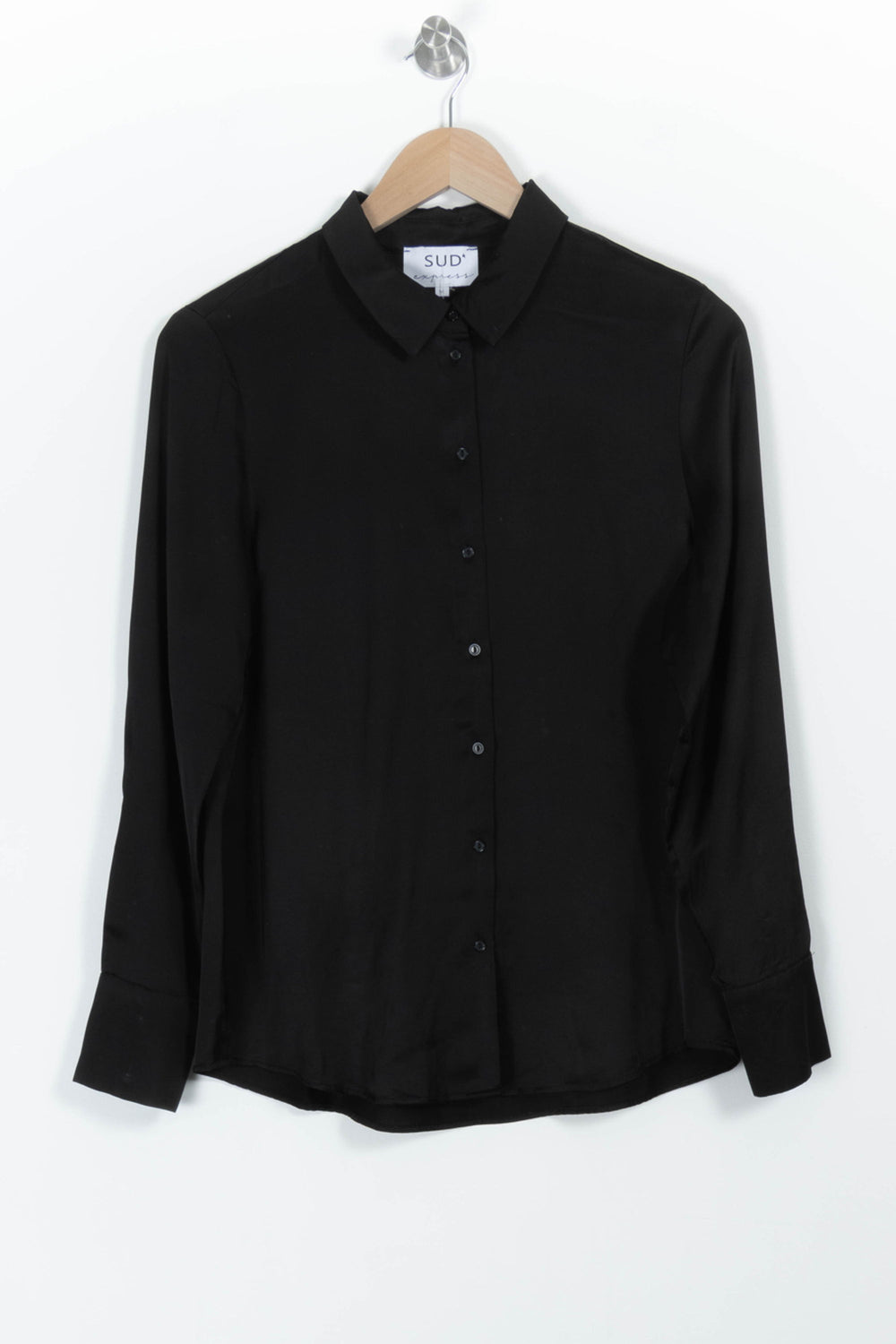 Chemise Noire - Taille M/38 de la marque Sud express | PARAD97951 - Vendu par Paradigme - Image 2