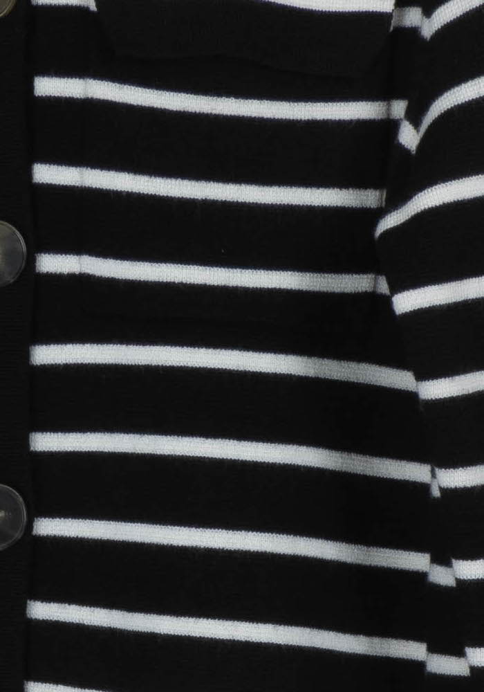 Cardigan Noir et Blanc - Taille S/36 de la marque Sézane | PARAD97955 - Vendu par Paradigme - Image 3
