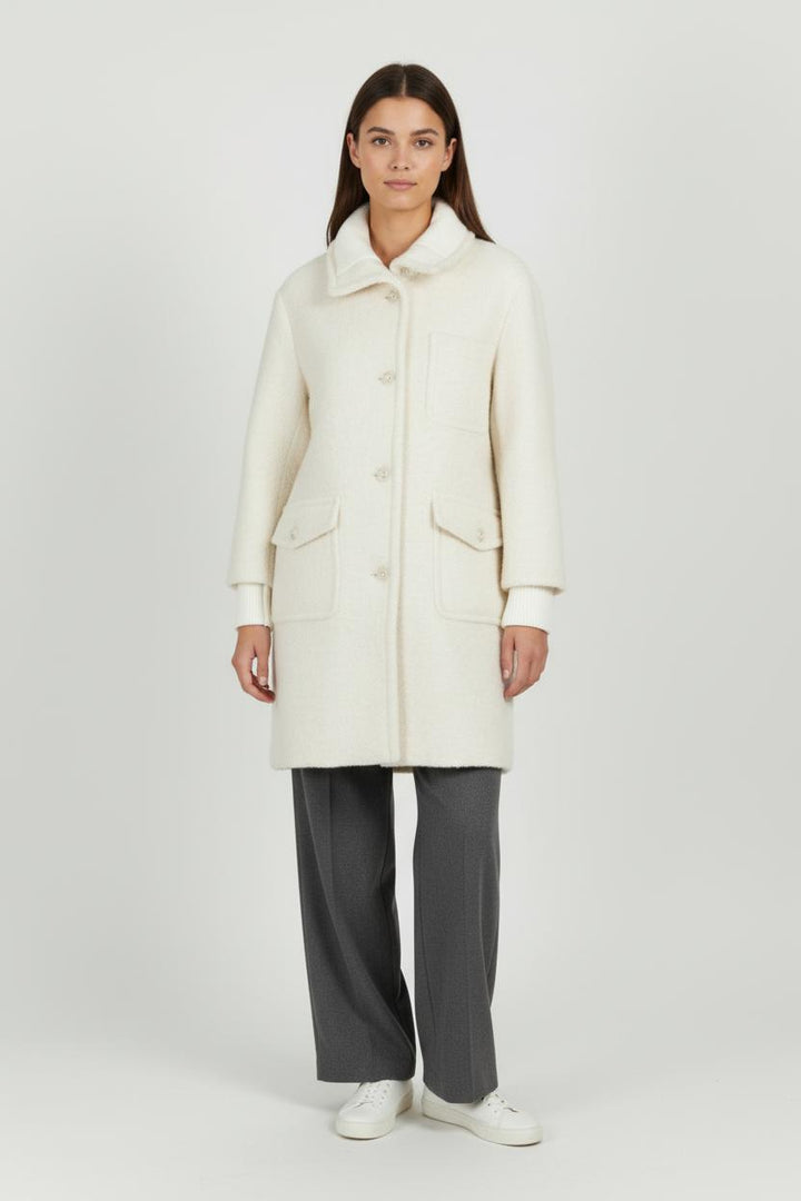 Manteau Beige - Taille L/40 de la marque Caroll | PARAD97958 - Vendu par Paradigme - Image 1