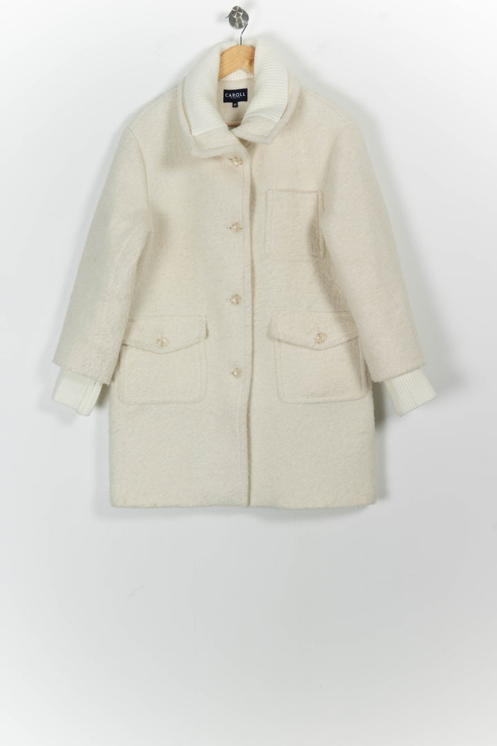 Manteau Beige - Taille L/40 de la marque Caroll | PARAD97958 - Vendu par Paradigme - Image 2