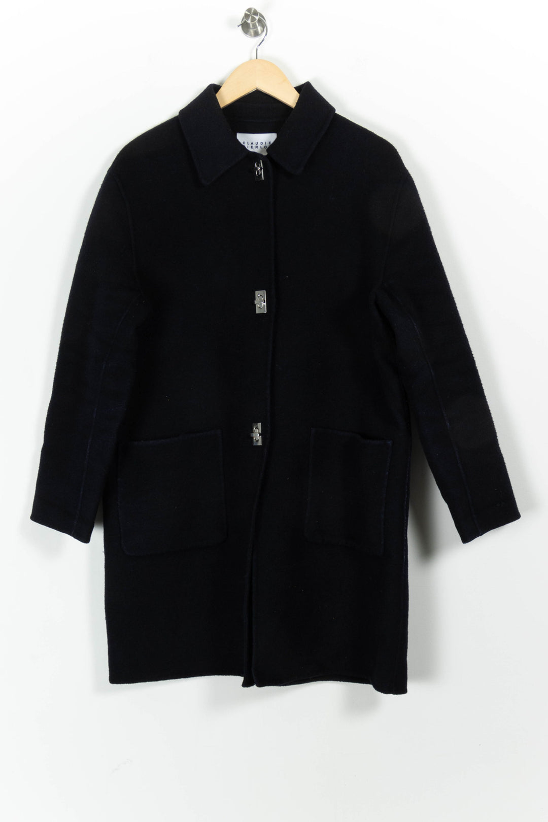 Manteau Bleu - Taille L/40 de la marque Claudie Pierlot | PARAD97960 - Vendu par Paradigme - Image 2