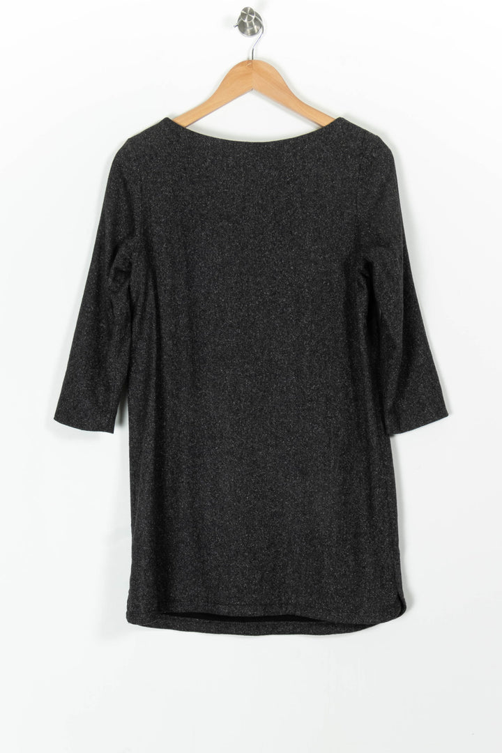 Robe Droite Grise - Taille M/38 de la marque Sézane | PARAD97961 - Vendu par Paradigme - Image 4