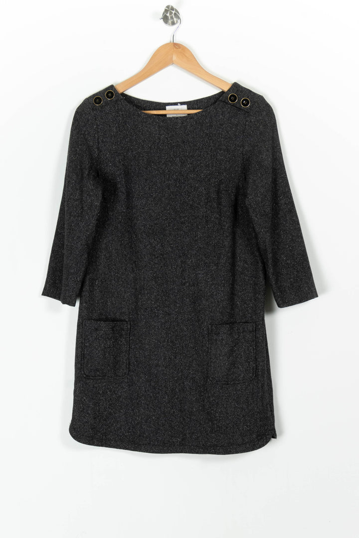 Robe Droite Grise - Taille M/38 de la marque Sézane | PARAD97961 - Vendu par Paradigme - Image 2