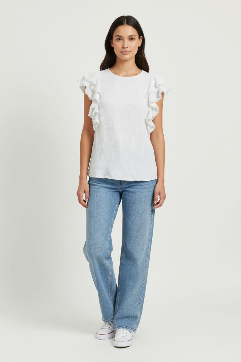 Blouse Blanche - Taille S/36 de la marque Sézane | PARAD97965 - Vendu par Paradigme - Image 1