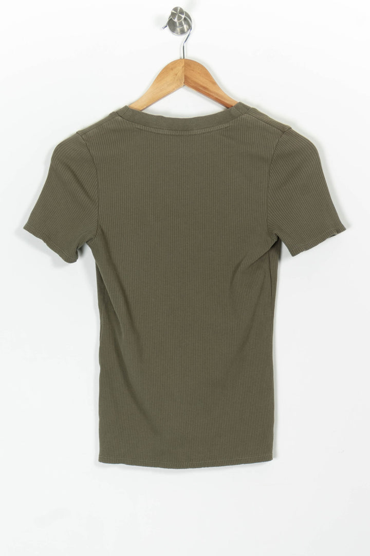 T-shirt Vert - Taille S/36 de la marque Sézane | PARAD97967 - Vendu par Paradigme - Image 4