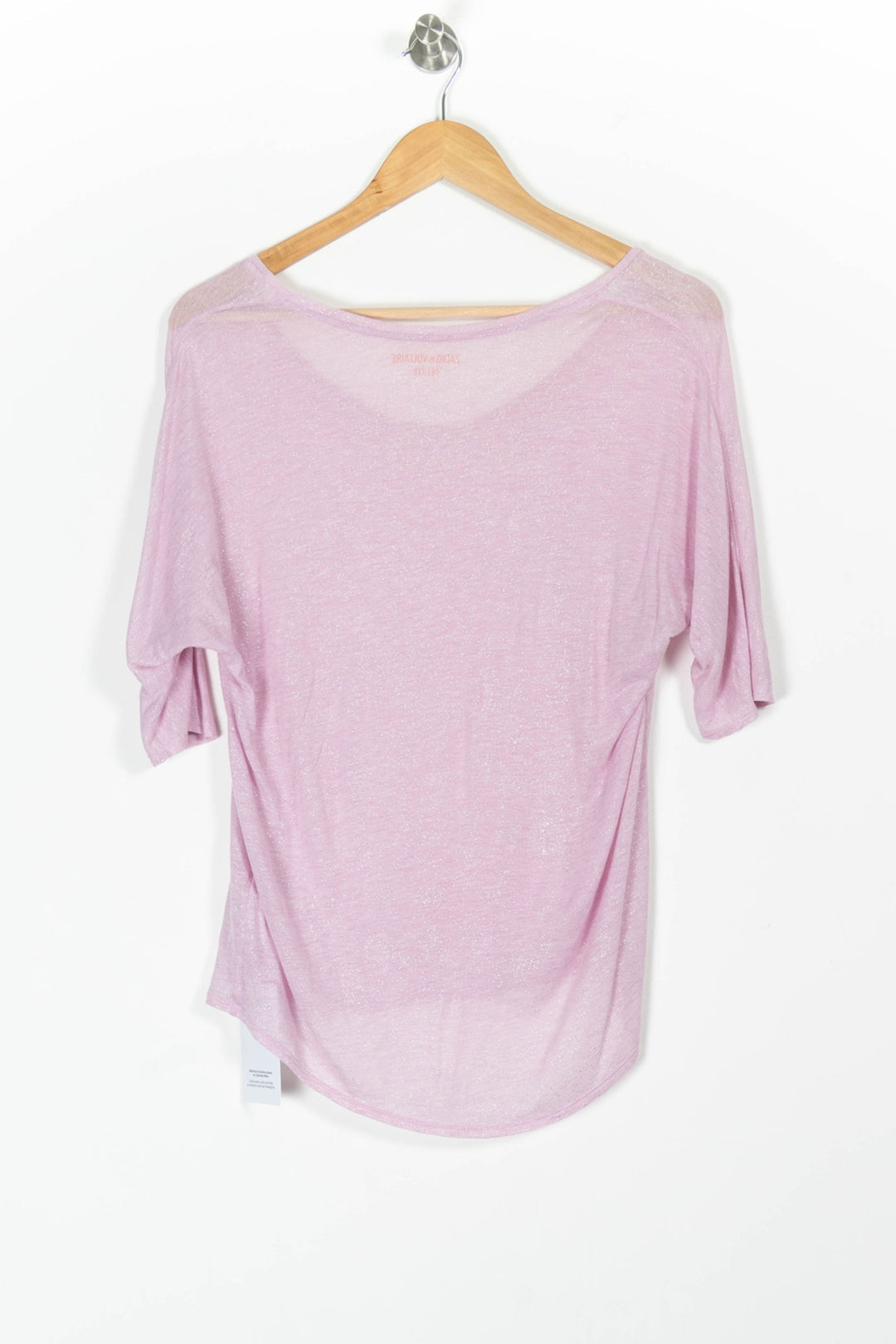 Tee-shirt Rose - Taille M/38 de la marque Zadig&Voltaire | PARAD97972 - Vendu par Paradigme - Image 4