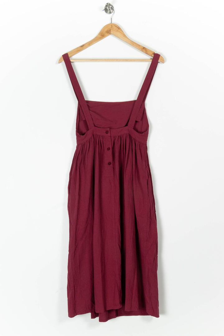 Robe Longue Bordeaux - Taille S/36 de la marque American Vintage | PARAD97973 - Vendu par Paradigme - Image 4