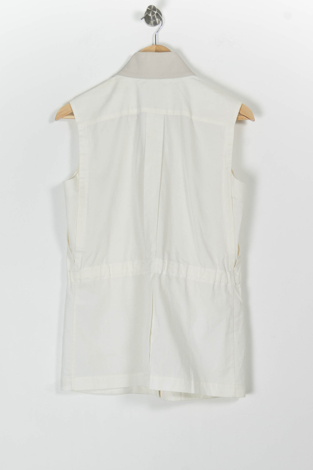 Veste Sans Manches Blanche et Beige - Taille M/38 de la marque ZAPA | PARAD97975 - Vendu par Paradigme - Image 4