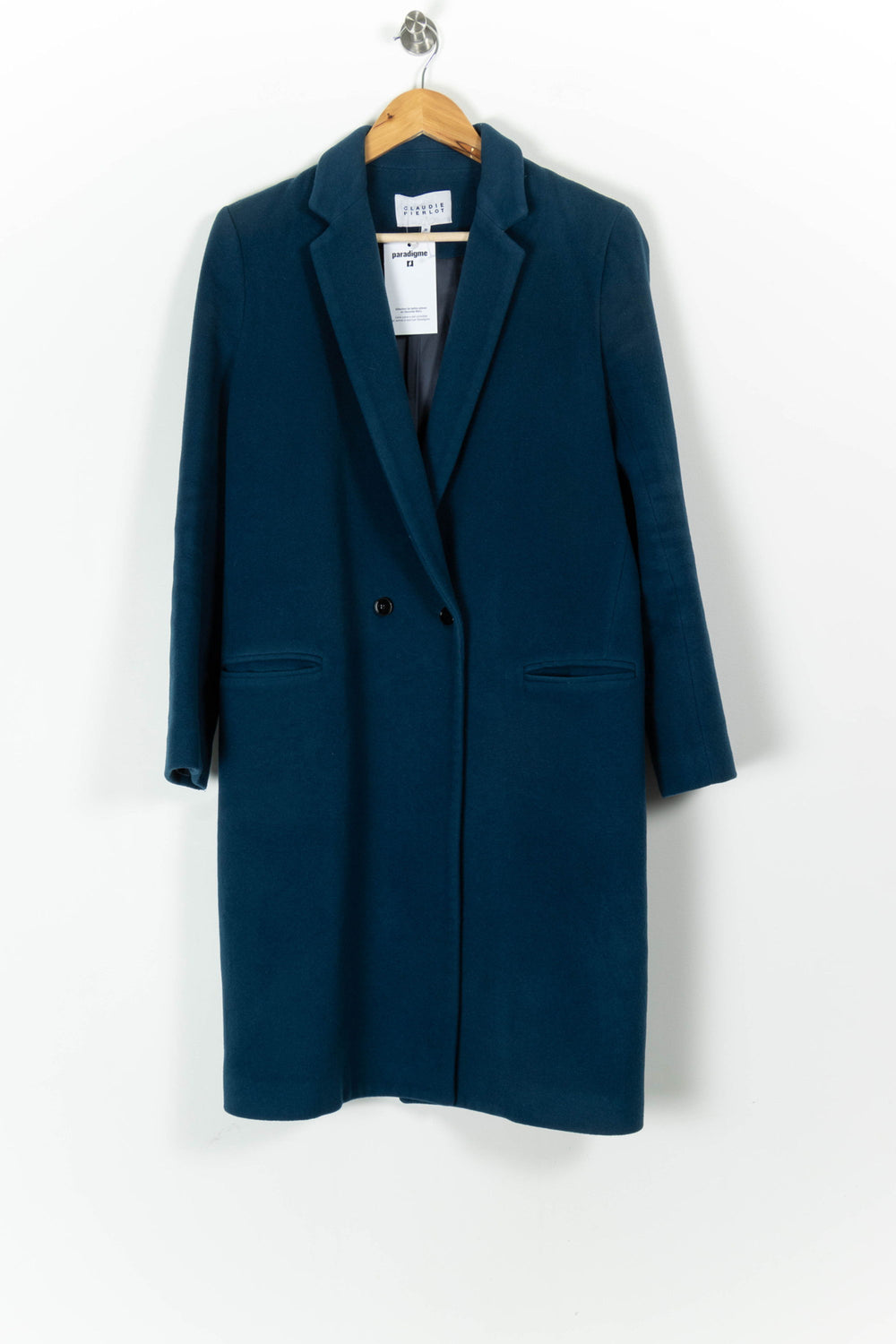 Manteau Bleu - Taille M/38 de la marque Claudie Pierlot | PARAD97980 - Vendu par Paradigme - Image 2