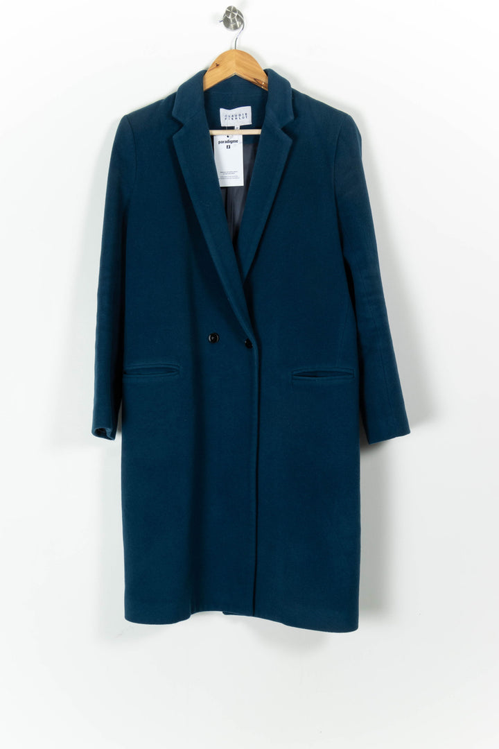 Manteau Bleu - Taille M/38 de la marque Claudie Pierlot | PARAD97980 - Vendu par Paradigme - Image 2