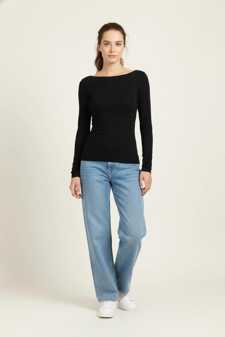 T-shirt Noir - Taille M/38 de la marque Ines de la Fressange Paris | PARAD97983 - Vendu par Paradigme - Image 1