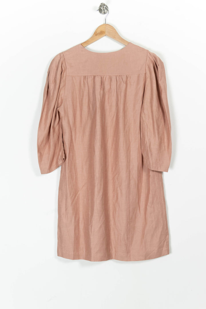 Robe Midi Rose - Taille S/36 de la marque ba&sh | PARAD97986 - Vendu par Paradigme - Image 4