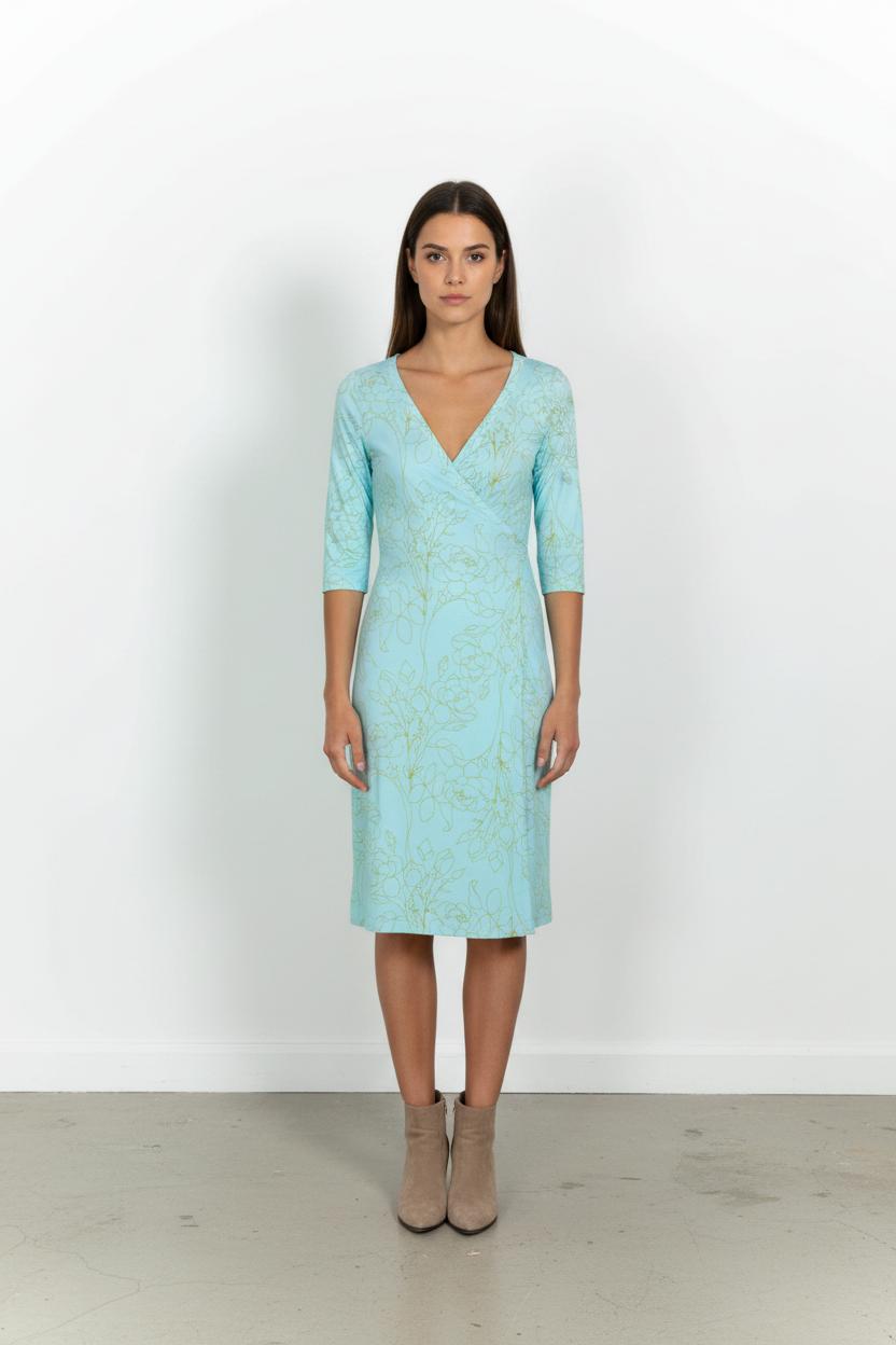 Robe Portefeuille Bleue - Taille S/36 de la marque Filippa K | PARAD97988 - Vendu par Paradigme - Image 1