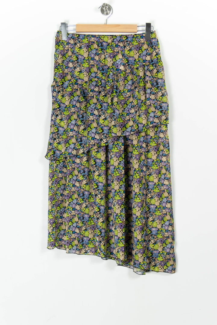 Jupe Longue Verte et Bleue - Taille S/36 de la marque Maje | PARAD97992 - Vendu par Paradigme - Image 4