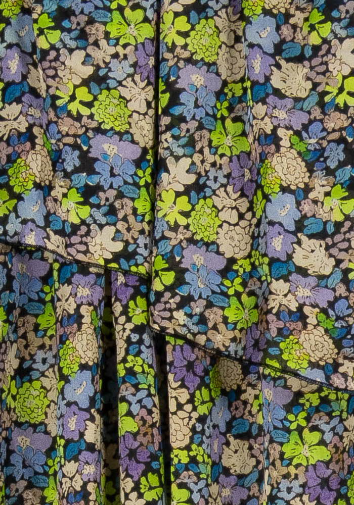 Jupe Longue Verte et Bleue - Taille S/36 de la marque Maje | PARAD97992 - Vendu par Paradigme - Image 3