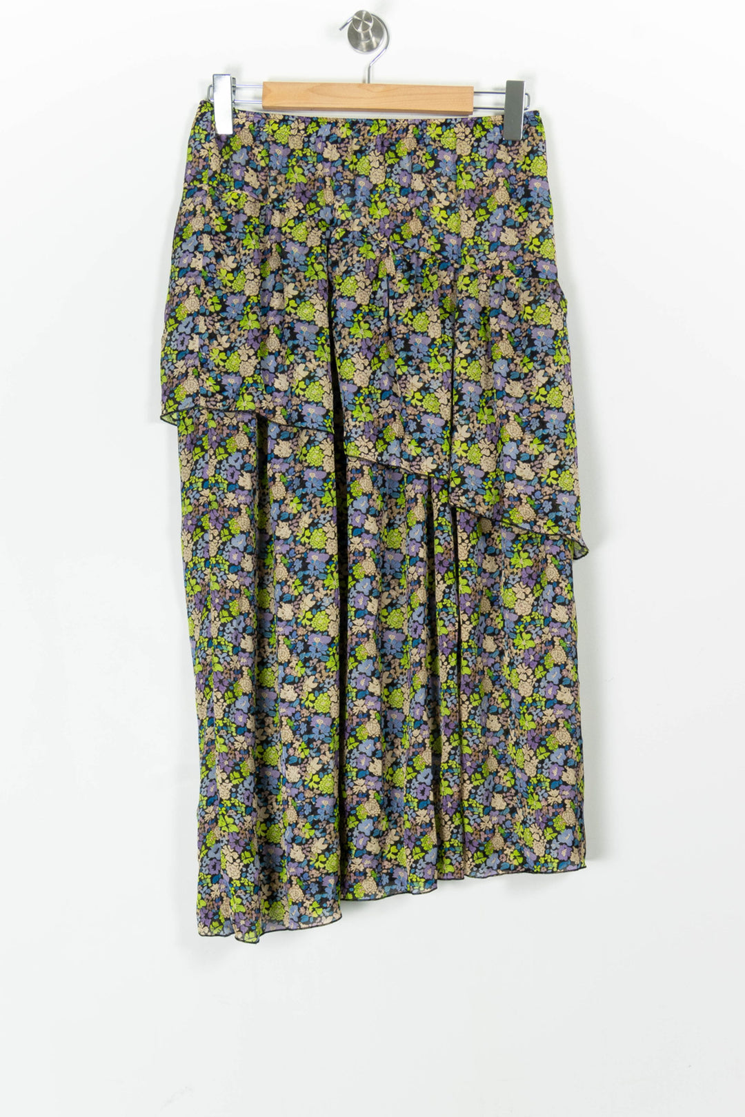 Jupe Longue Verte et Bleue - Taille S/36 de la marque Maje | PARAD97992 - Vendu par Paradigme - Image 2