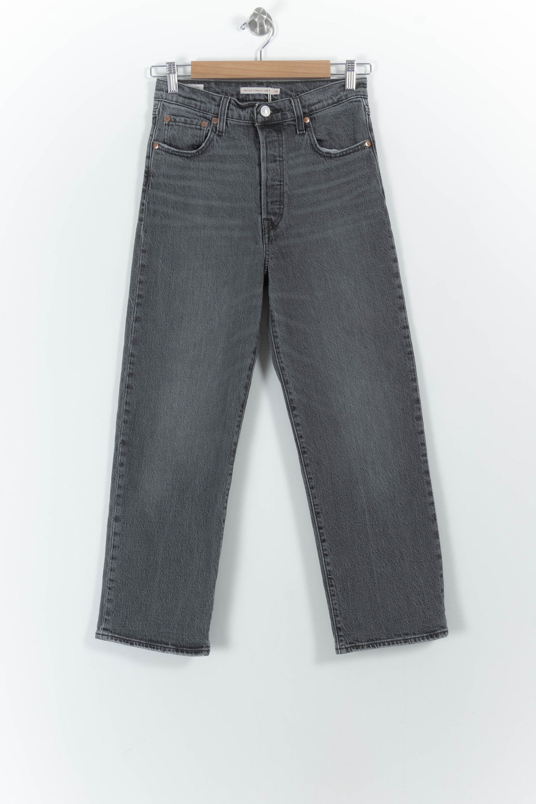 Jean Droit Gris - Taille S/36 de la marque Levi's | PARAD97993 - Vendu par Paradigme - Image 2