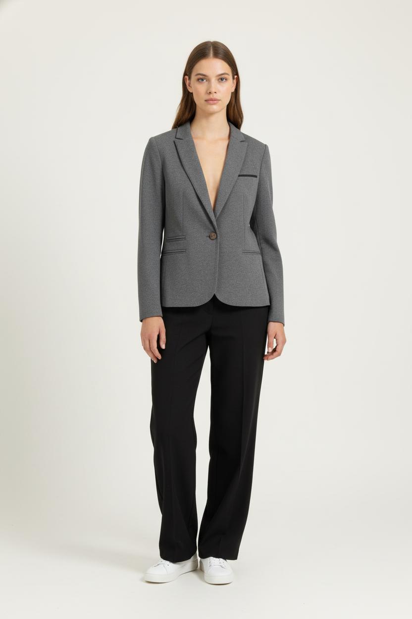 Blazer Gris - Taille S/36 de la marque Caroll | PARAD97994 - Vendu par Paradigme - Image 1