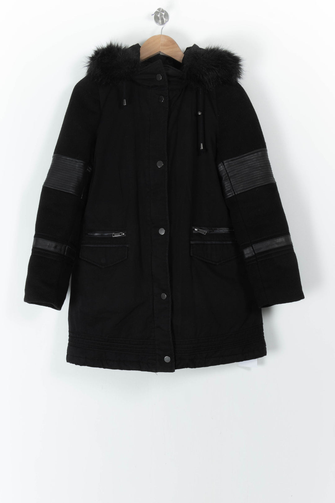 Parka Noire - Taille S/36 de la marque IKKS | PARAD97997 - Vendu par Paradigme - Image 2
