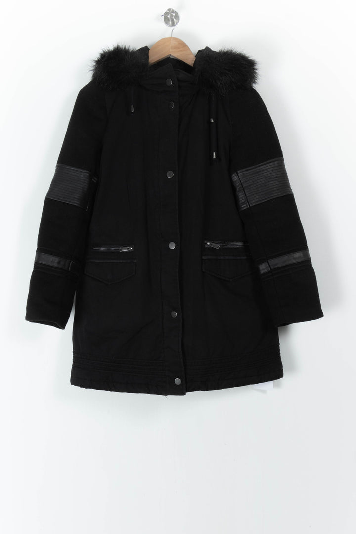 Parka Noire - Taille S/36 de la marque IKKS | PARAD97997 - Vendu par Paradigme - Image 2