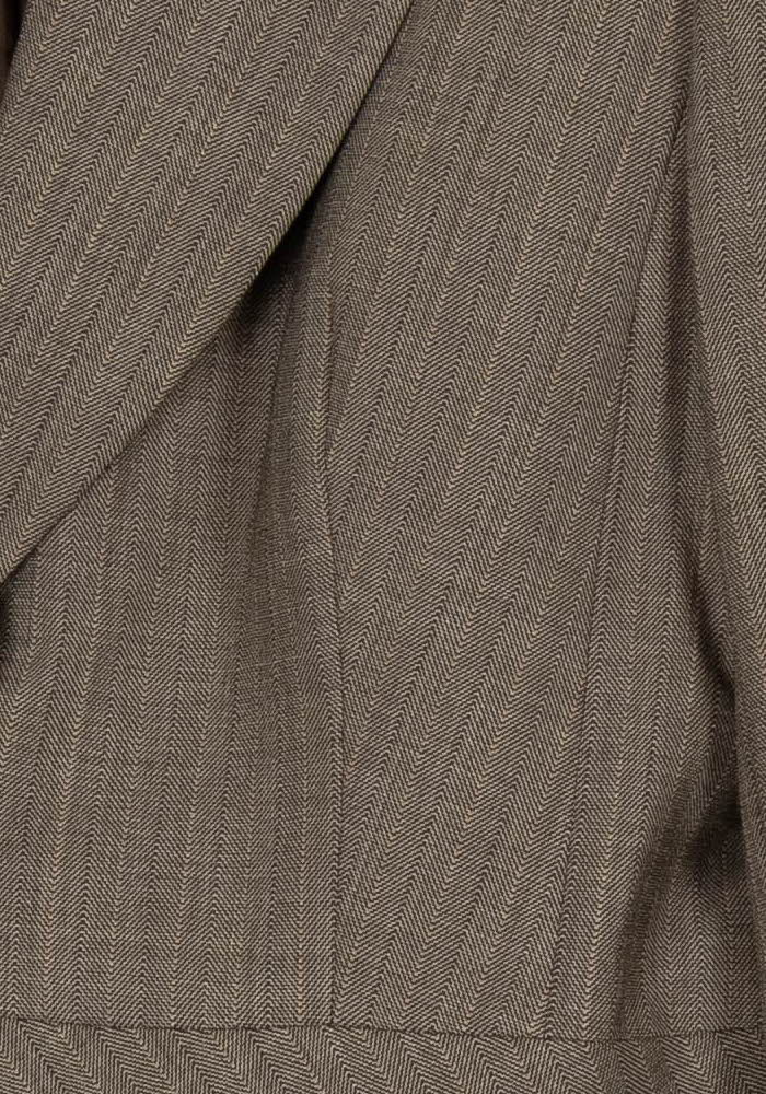 Veste Cintrée Marron - Taille XXL/44 de la marque Maison 123 | PARAD97999 - Vendu par Paradigme - Image 3