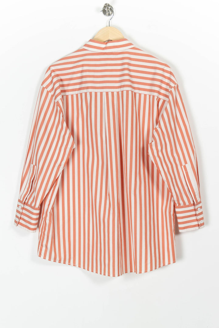 Chemise à Rayures Orange et Blanche - Taille T.U. de la marque ZAPA | PARAD98008 - Vendu par Paradigme - Image 4