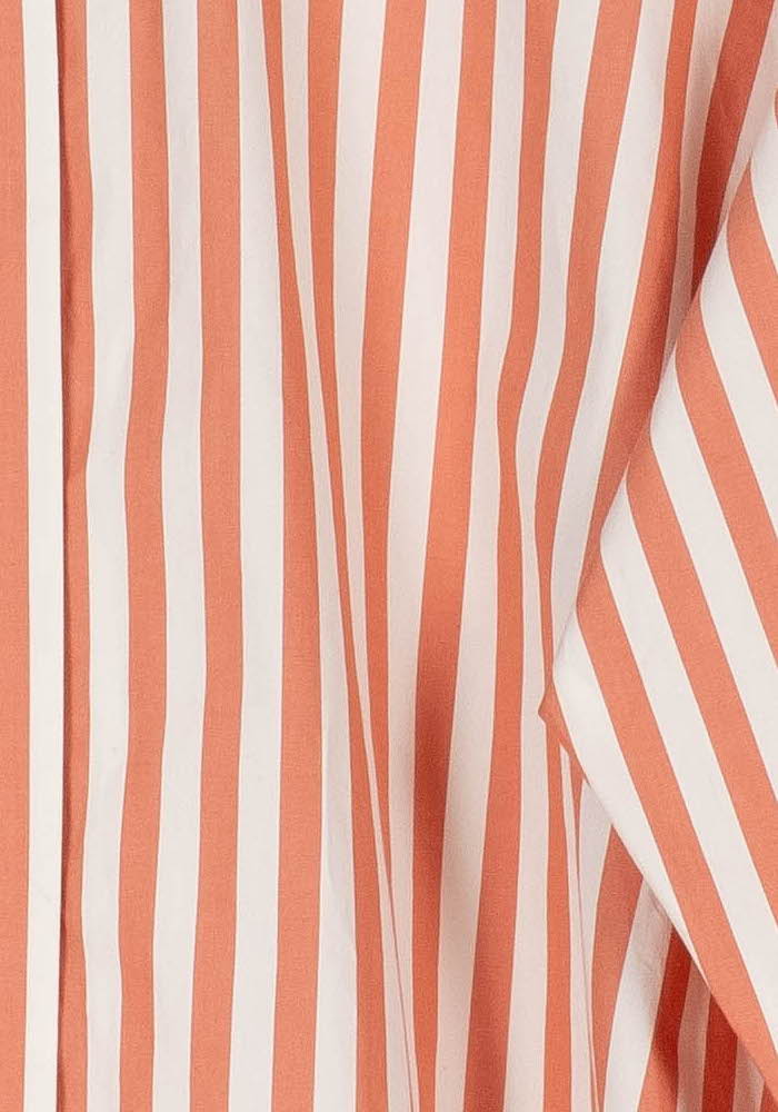 Chemise à Rayures Orange et Blanche - Taille T.U. de la marque ZAPA | PARAD98008 - Vendu par Paradigme - Image 3