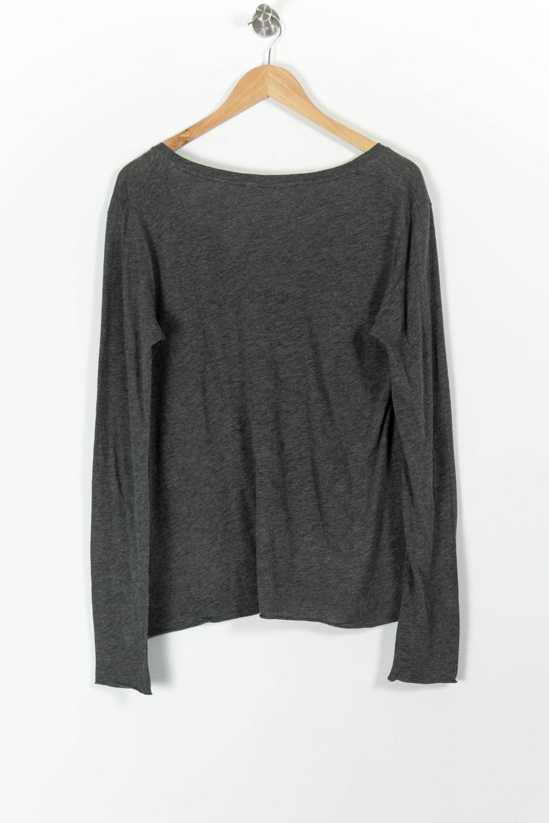 Tee-shirt Manches Longues Gris - Taille L/40 de la marque American Vintage | PARAD98014 - Vendu par Paradigme - Image 4
