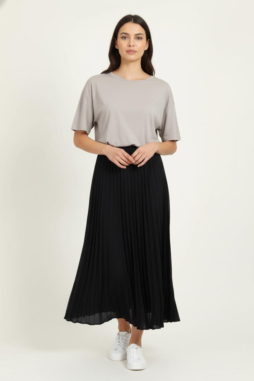 Jupe Plissée Bleue - Taille S/36 de la marque Grace & Mila | PARAD98019 - Vendu par Paradigme - Image 1