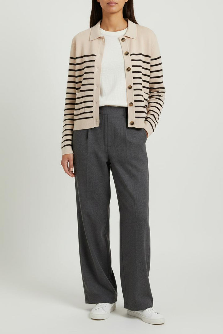 Cardigan Beige et Noir - Taille S/36 de la marque Grace & Mila | PARAD98021 - Vendu par Paradigme - Image 1
