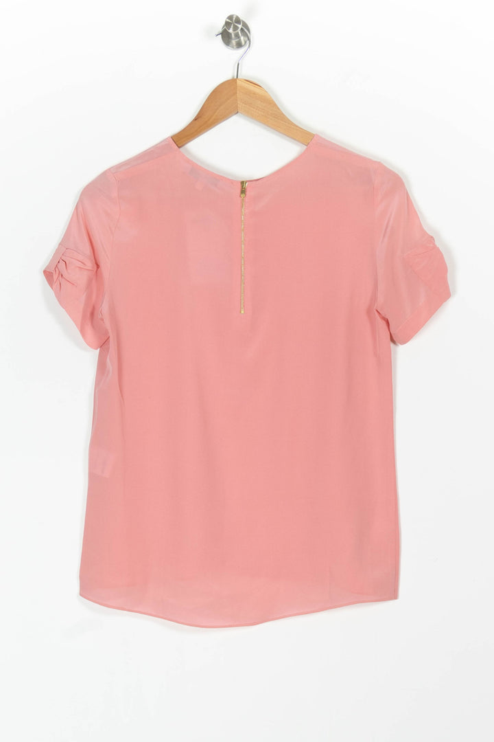 Blouse Rose - Taille S/36 de la marque Sandro | PARAD98023 - Vendu par Paradigme - Image 4