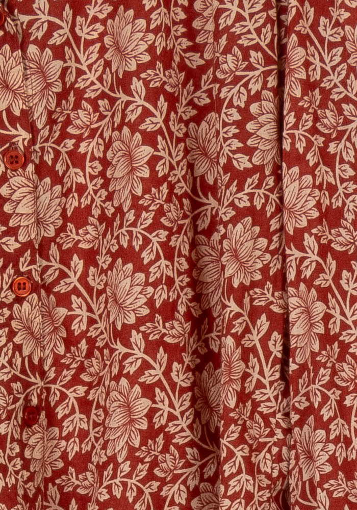 Blouse Bordeaux et Beige - Taille XS/34 de la marque Petite Mendigote | PARAD98025 - Vendu par Paradigme - Image 3