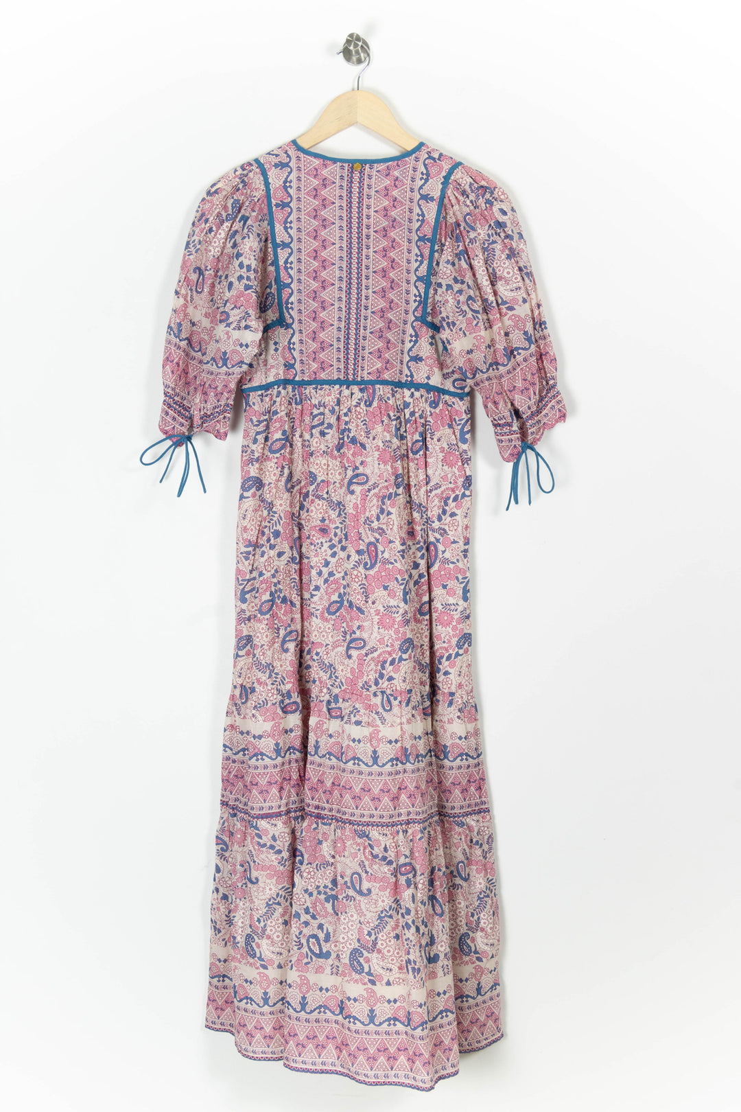 Robe Longue Rose et Bleue - Taille XS/34 de la marque Antik Batik | PARAD98026 - Vendu par Paradigme - Image 4