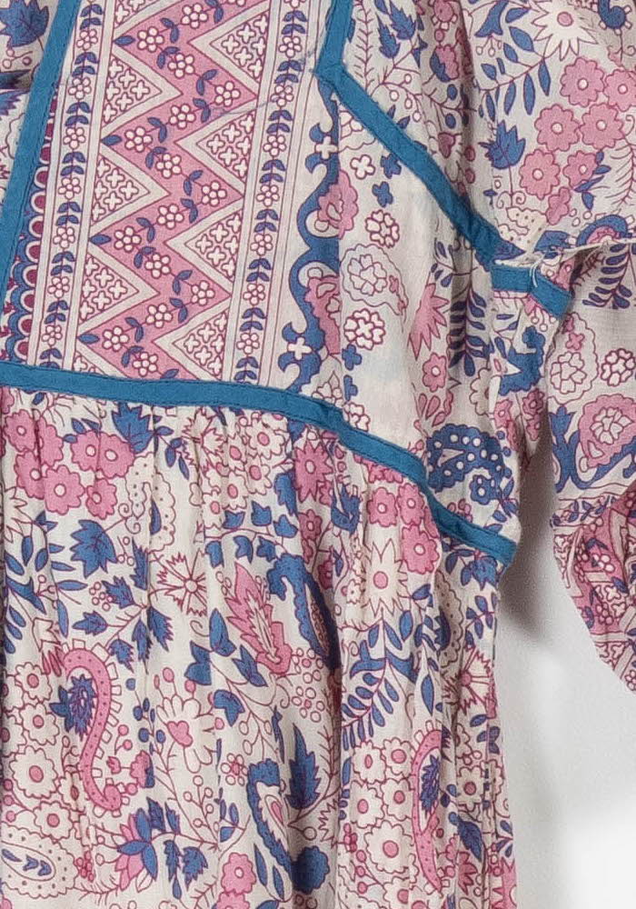 Robe Longue Rose et Bleue - Taille XS/34 de la marque Antik Batik | PARAD98026 - Vendu par Paradigme - Image 3