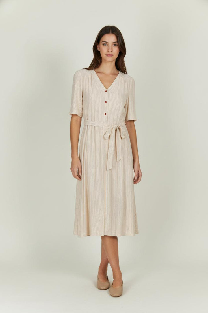 Robe Courte Beige - Taille S/36 de la marque Des petits hauts | PARAD98027 - Vendu par Paradigme - Image 1