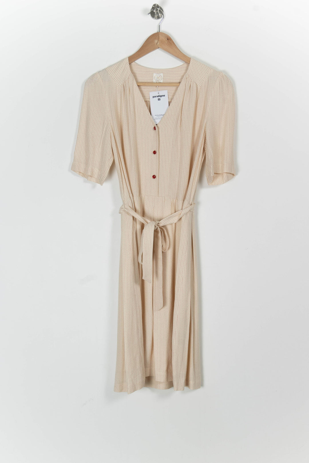 Robe Courte Beige - Taille S/36 de la marque Des petits hauts | PARAD98027 - Vendu par Paradigme - Image 2