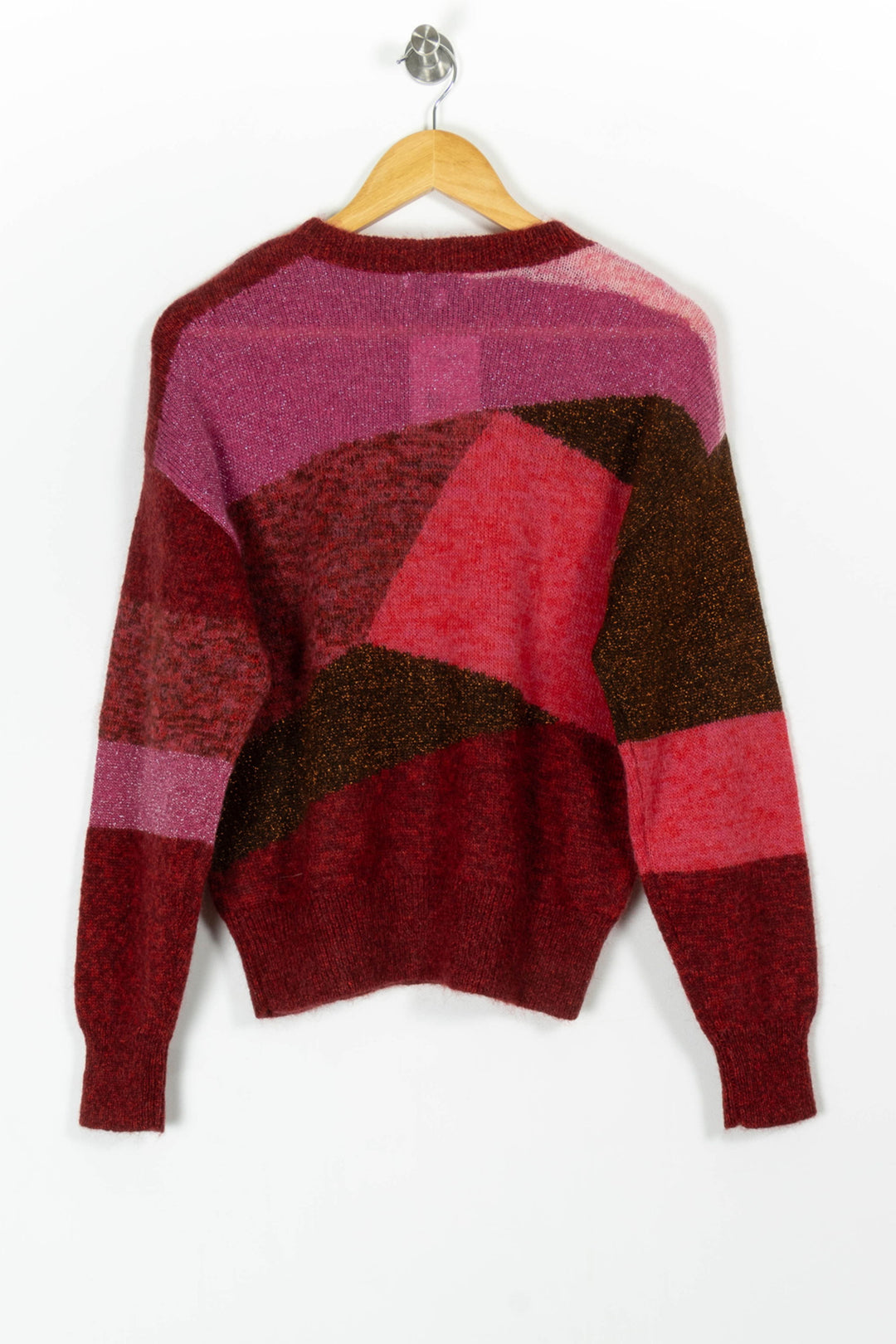 Pull Rose et Bordeaux - Taille S/36 de la marque Suncoo | PARAD98028 - Vendu par Paradigme - Image 4