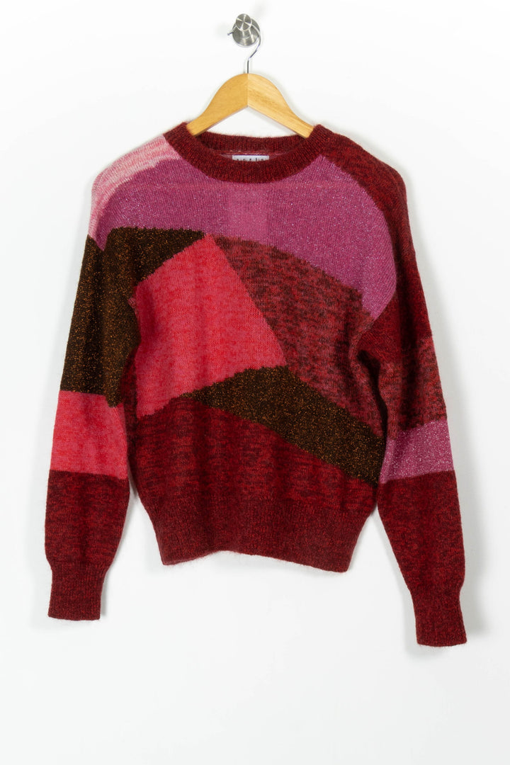 Pull Rose et Bordeaux - Taille S/36 de la marque Suncoo | PARAD98028 - Vendu par Paradigme - Image 2