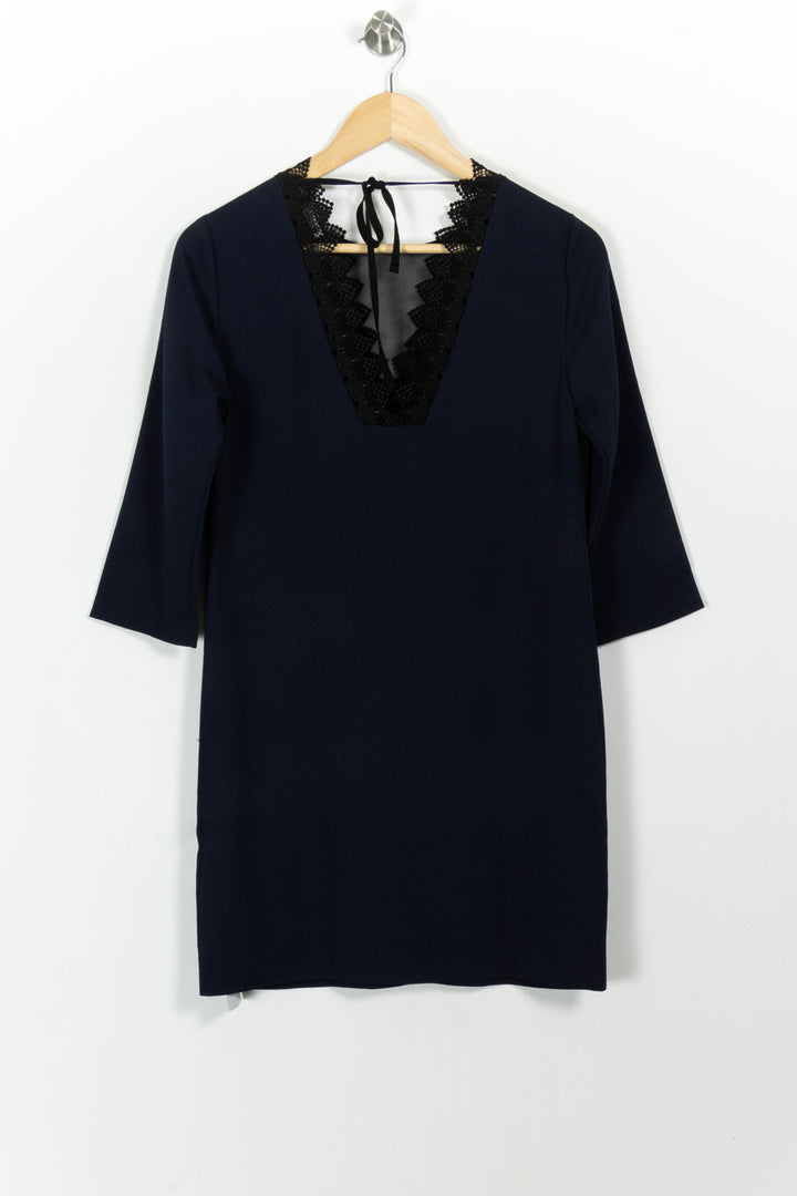 Robe Courte Bleu et Noir - Taille S/36 de la marque I.Code | PARAD98036 - Vendu par Paradigme - Image 4