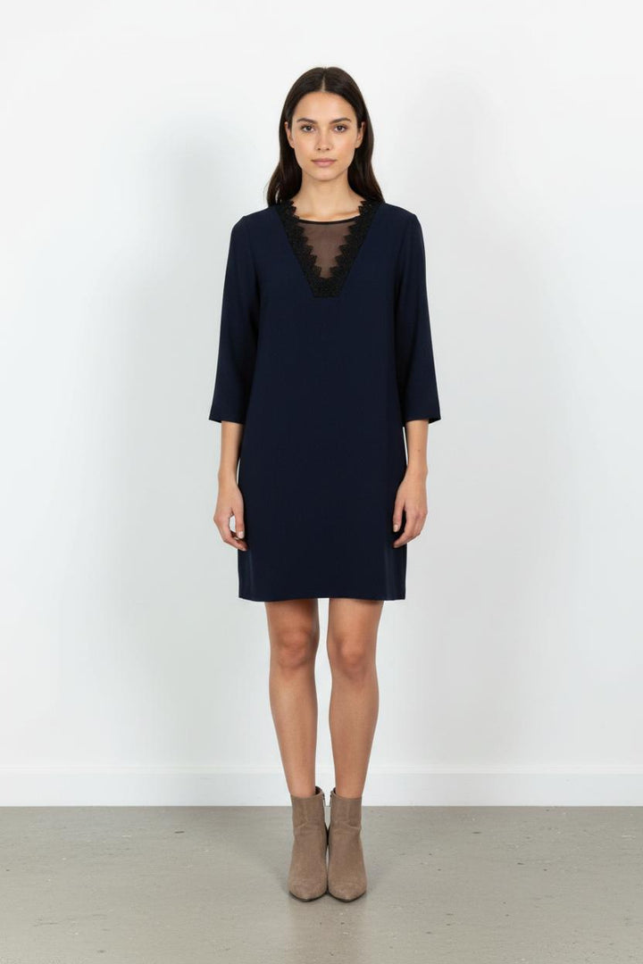 Robe Courte Bleu et Noir - Taille S/36 de la marque I.Code | PARAD98036 - Vendu par Paradigme - Image 1