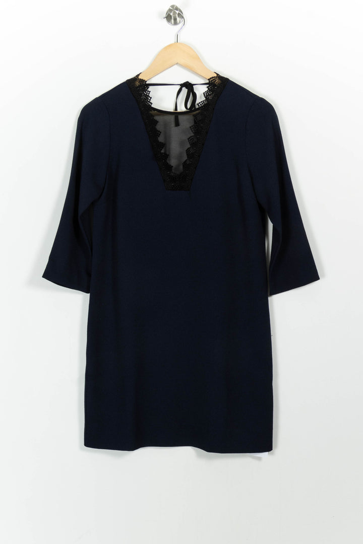 Robe Courte Bleu et Noir - Taille S/36 de la marque I.Code | PARAD98036 - Vendu par Paradigme - Image 2