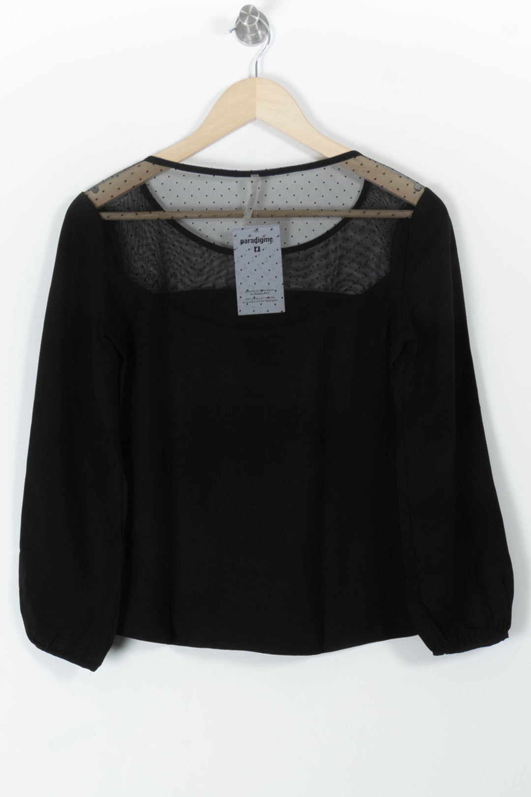 Blouse Noire - Taille XS/34 de la marque I.Code | PARAD98038 - Vendu par Paradigme - Image 4