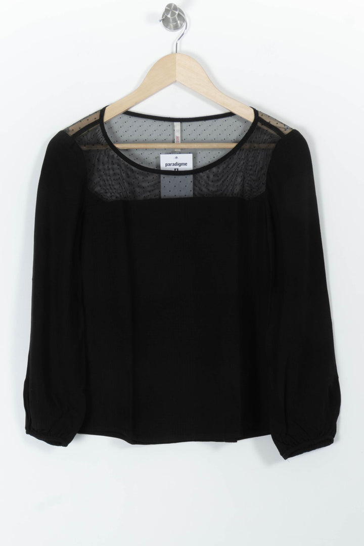 Blouse Noire - Taille XS/34 de la marque I.Code | PARAD98038 - Vendu par Paradigme - Image 2