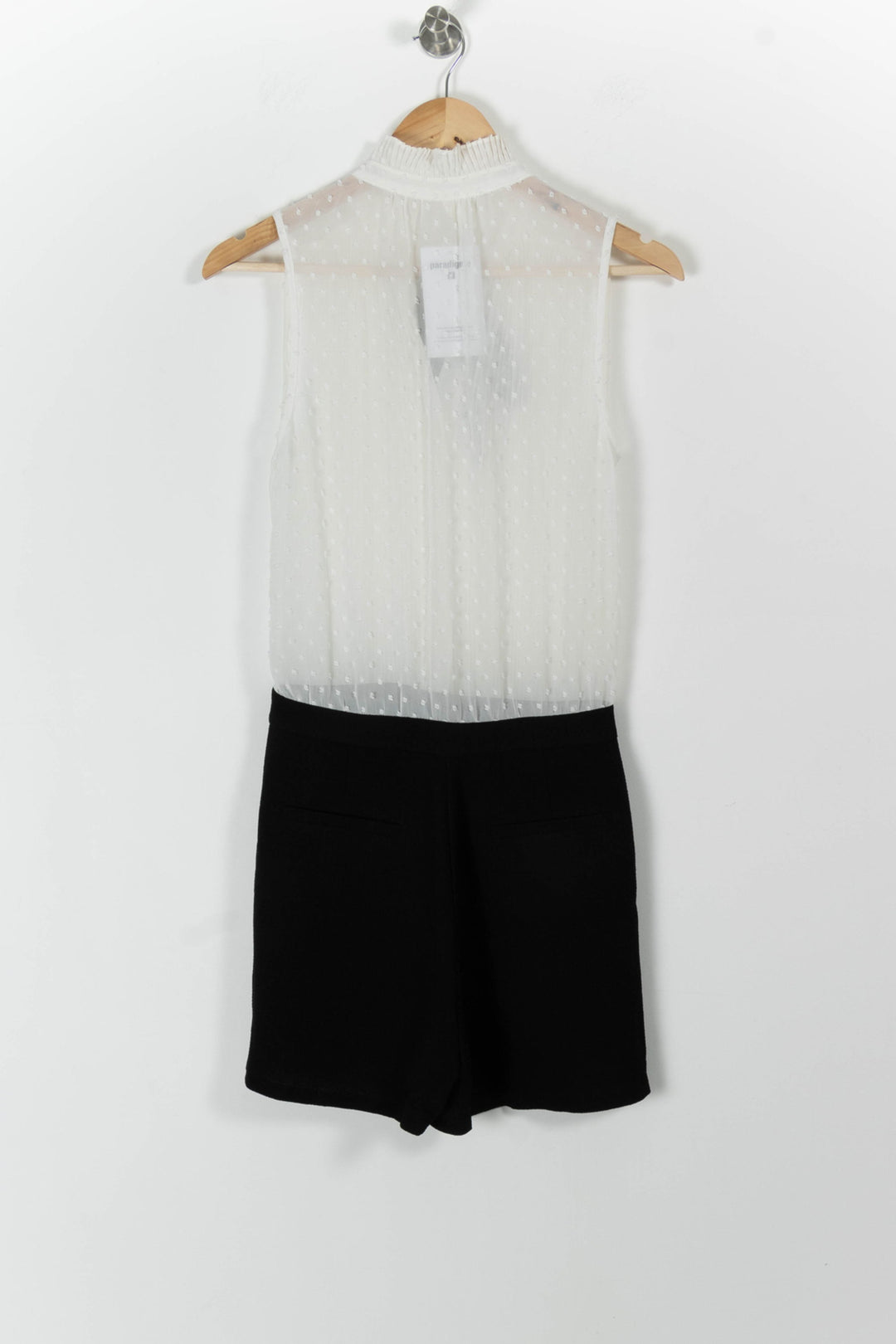 Combishort Noir et Blanc - Taille XS/34 de la marque I.Code | PARAD98041 - Vendu par Paradigme - Image 4