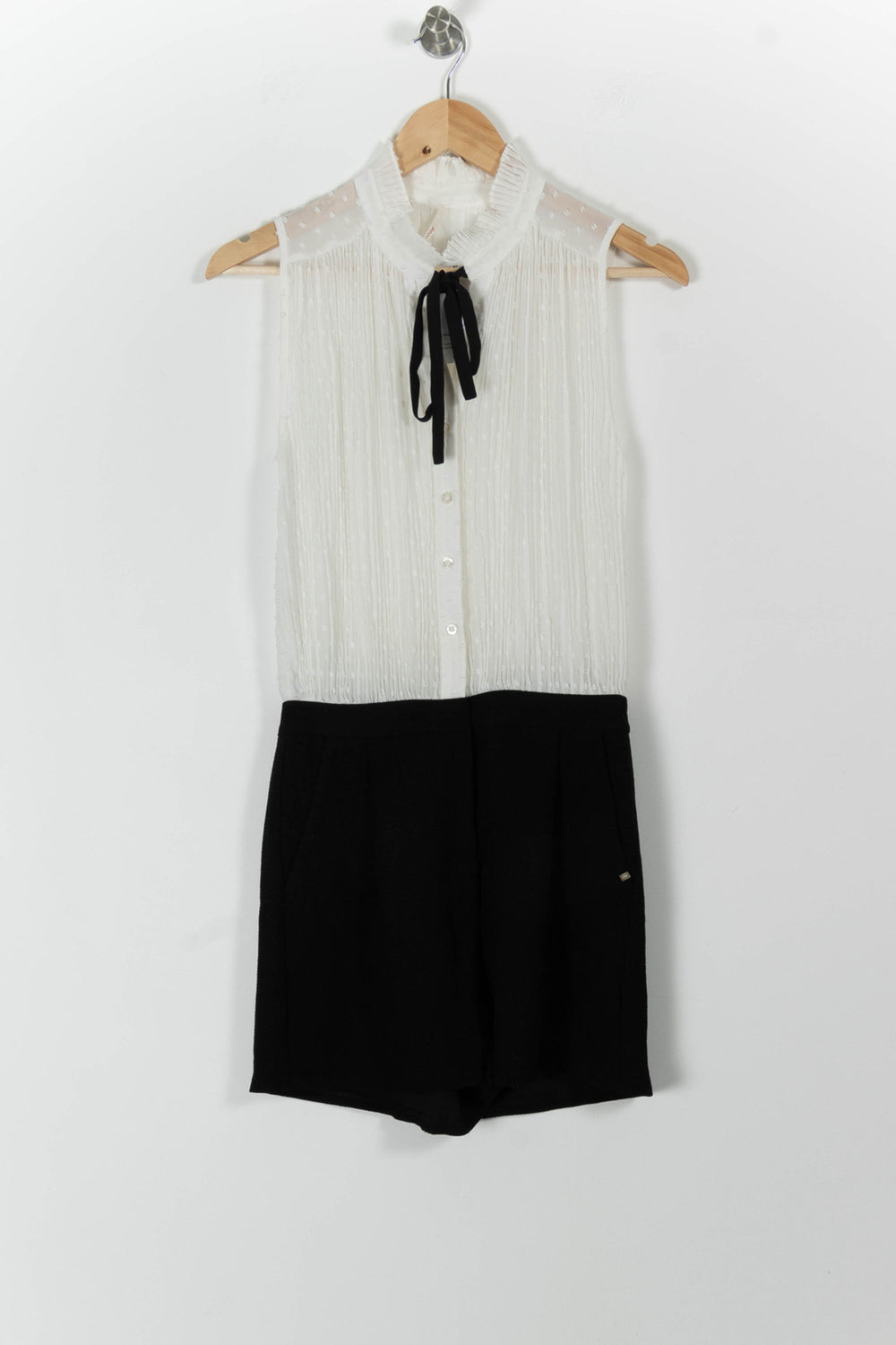 Combishort Noir et Blanc - Taille XS/34 de la marque I.Code | PARAD98041 - Vendu par Paradigme - Image 2