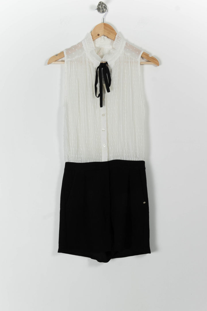 Combishort Noir et Blanc - Taille XS/34 de la marque I.Code | PARAD98041 - Vendu par Paradigme - Image 2