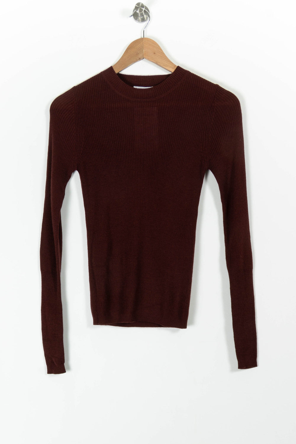 Pull Marron - Taille XS/34 de la marque Kookai | PARAD98043 - Vendu par Paradigme - Image 2