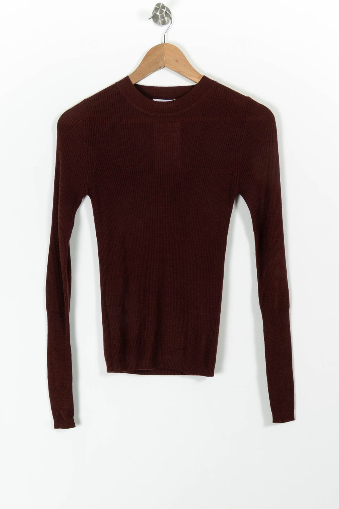 Pull Marron - Taille XS/34 de la marque Kookai | PARAD98043 - Vendu par Paradigme - Image 2