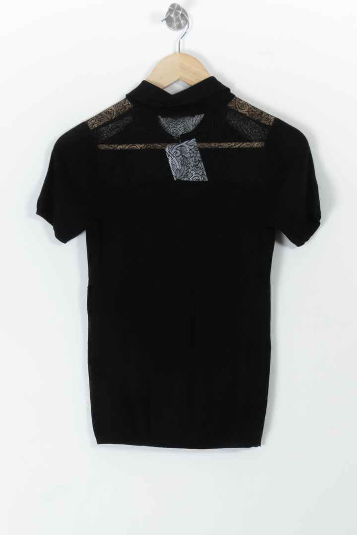 Polo Noir - Taille XS/34 de la marque Kookai | PARAD98045 - Vendu par Paradigme - Image 4